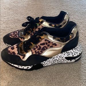 Steve Madden Leopard Trendy Sneakers